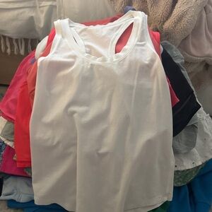 Lululemon Athletica Classic White Tank Top